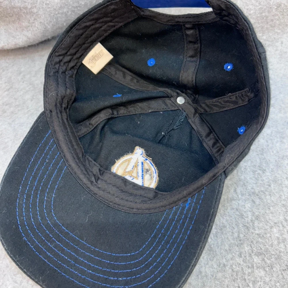 Avengers Logo Youth Black Marvel Baseball Cap Snapback Hat OSFM